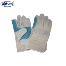 NMSAFETY private label cheap leather welding work en388 gloves